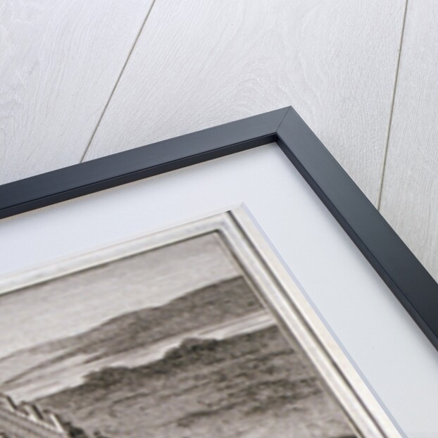 Bird's-eye view of King James's College, Chelsea, London by John Barlow