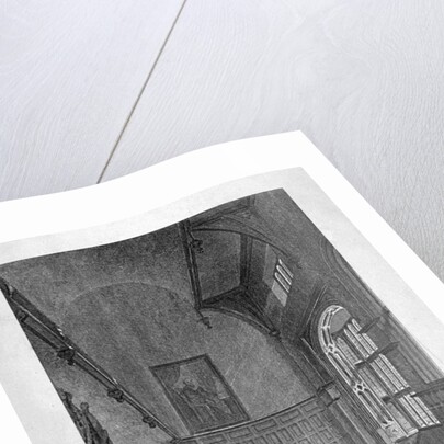 Interior of the Great Hall, Charterhouse, Finsbury, London by J Lewis