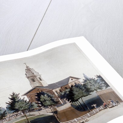 The Church of St John at Hackney, London by James Pollard