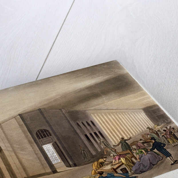 Interior view of St Luke's Hospital, Old Street, Finsbury, London by Joseph Constantine Stadler