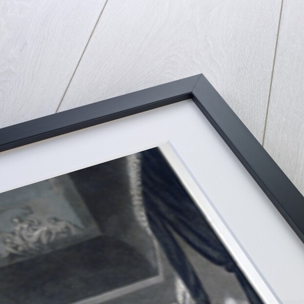 Lord Nelson lying in state in the painted chamber at Greenwich Hospital, London by M Merigot