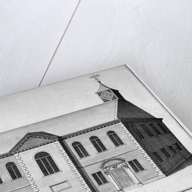 North-east view of the Church of St George the Martyr, Queen Street, Holborn, London by Anonymous