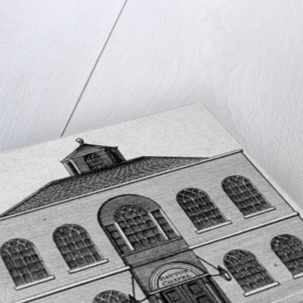 Front view of Hatton Chapel, Hatton Garden, London by Anonymous