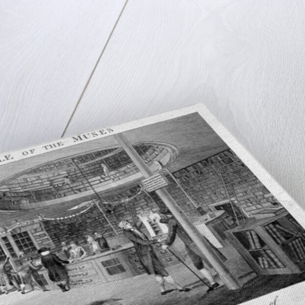 The Temple of the Muses Bookshop in Finsbury Square, London by Walker