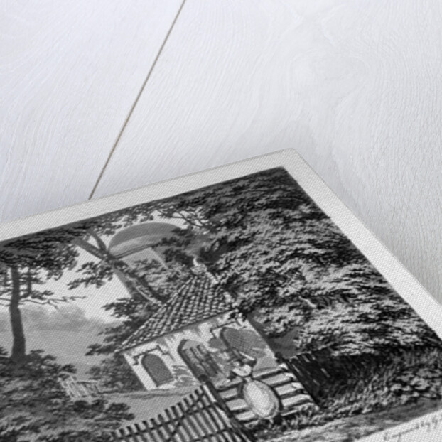 The Lodge at Holland House, Kensington, London by George Isham Parkyns