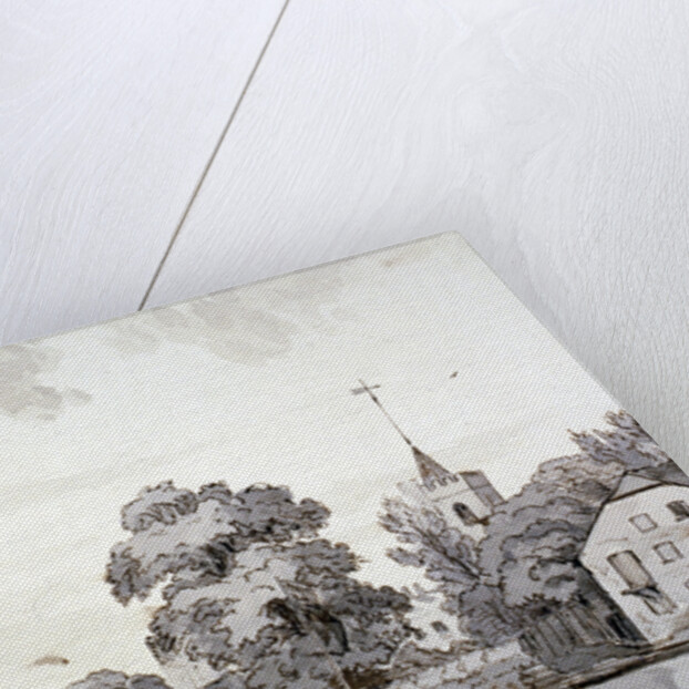 View of All Saints Church, Fulham, London by Andrew Picken