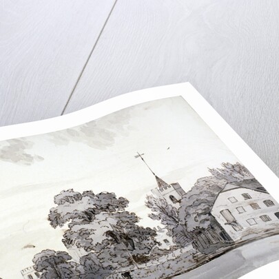 View of All Saints Church, Fulham, London by Andrew Picken