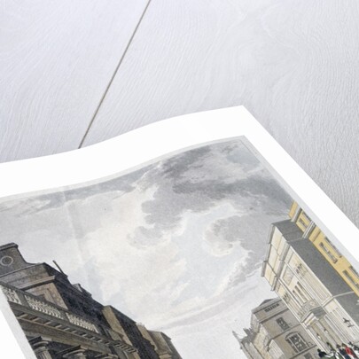 View of Charles Street with figures working in the foreground, London by Anonymous