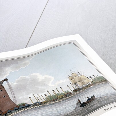 Brunswick Dock, Blackwall, London by Charles Tomkins