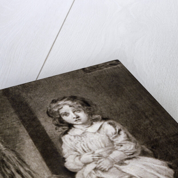 Small Girl Feeding Doves by Anna Lea Merritt