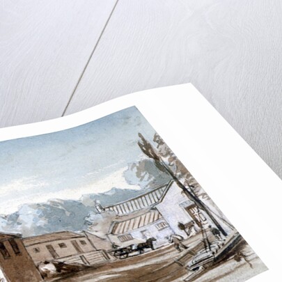 View of Stephenson and Giles Starch Works at Old Ford, Bow, London by E Noyce