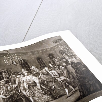 View of a crowded room in Bagnigge Wells, London by IR Smith