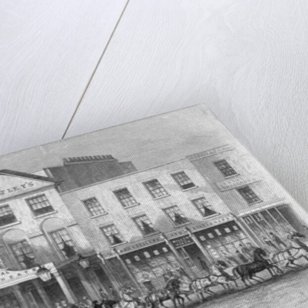 Astley's Amphitheatre and adjacent buildings, Westminster Bridge Road, Lambeth, London by J Shury