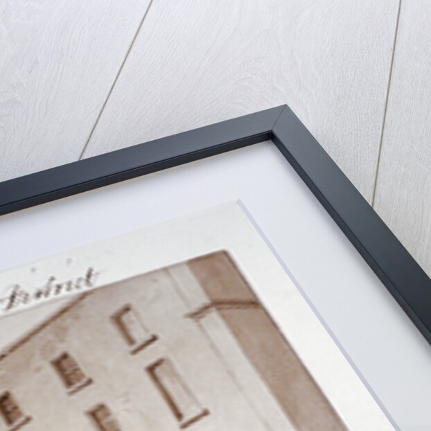 Premises belonging to builders Peto and Grissell in York Road, Lambeth, London by John Buckler