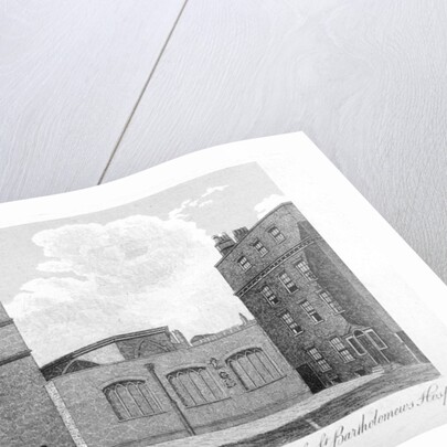 South and east sides of the Church of St Bartholomew-the-Less, City of London by Anonymous