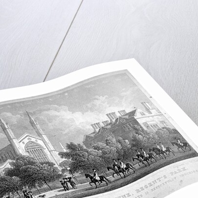 St Katherine's Hospital, Regent's Park, London by William Tombleson