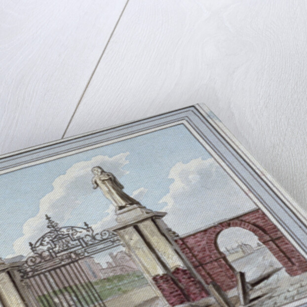 Entrance to the Haberdashers' Almshouses in Pitfield Street, Shoreditch, London by G Yates