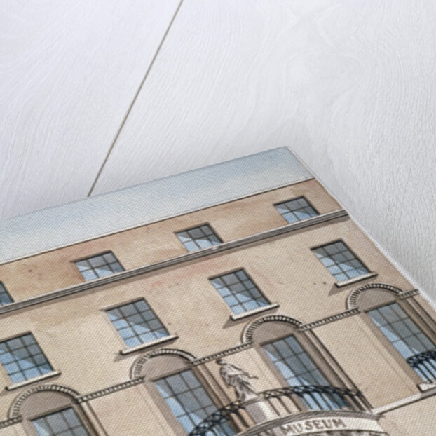 Front view of the Leverian Museum, Albion Place, Southwark, London by Anonymous