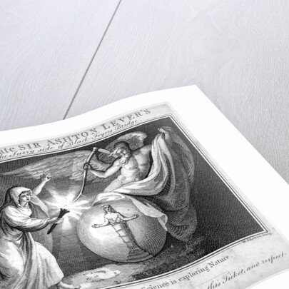 Ticket for the Leverian Museum, Albion Place, Southwark, London by William Skelton