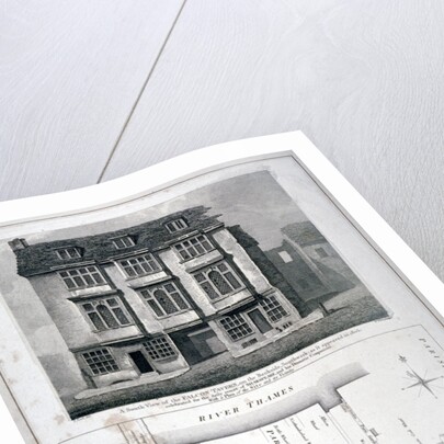 South view of the Falcon Tavern, Bankside, Southwark, London, as it appeared in 1805 (1811) by William Wise