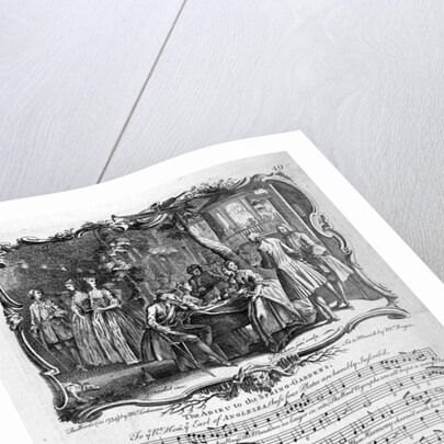 The Adieu to the Spring-Gardens by George Bickham