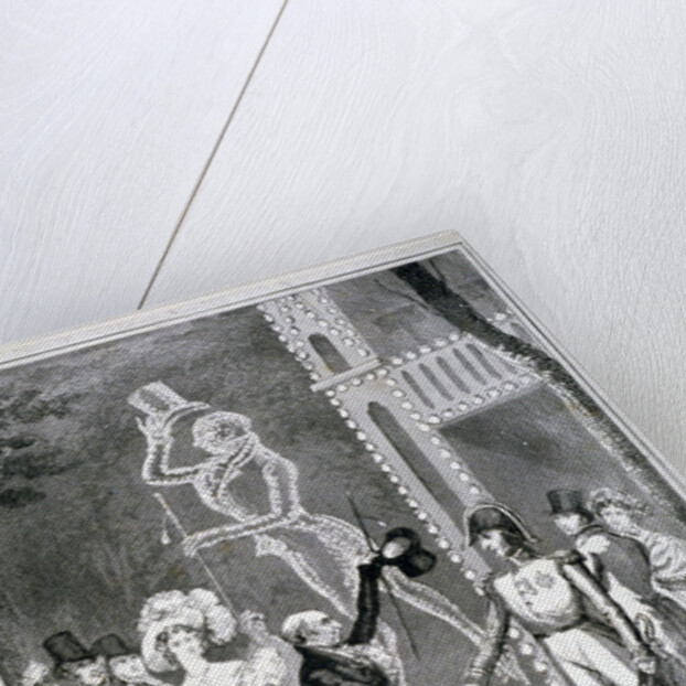 Ceremony in Vauxhall Gardens, Lambeth, London by Isaac Robert Cruikshank