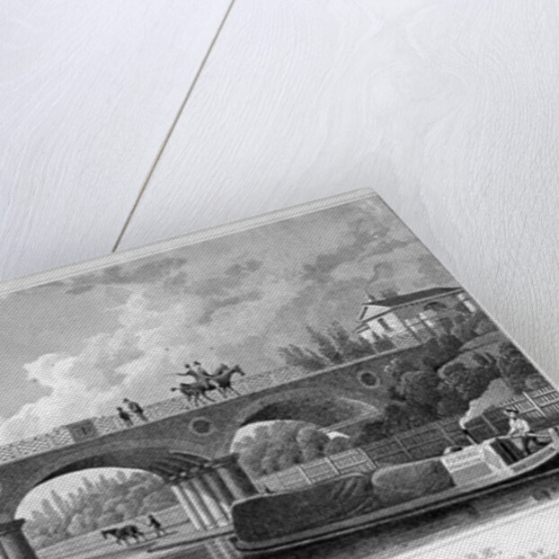 Macclesfield Bridge, Regent's Park, Marylebone, London by R Acon