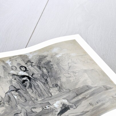 Hudibras in the Stocks by Sir John Gilbert