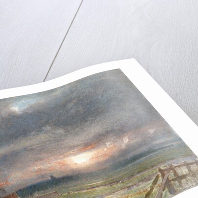 Cley, Norfolk by Albert Goodwin