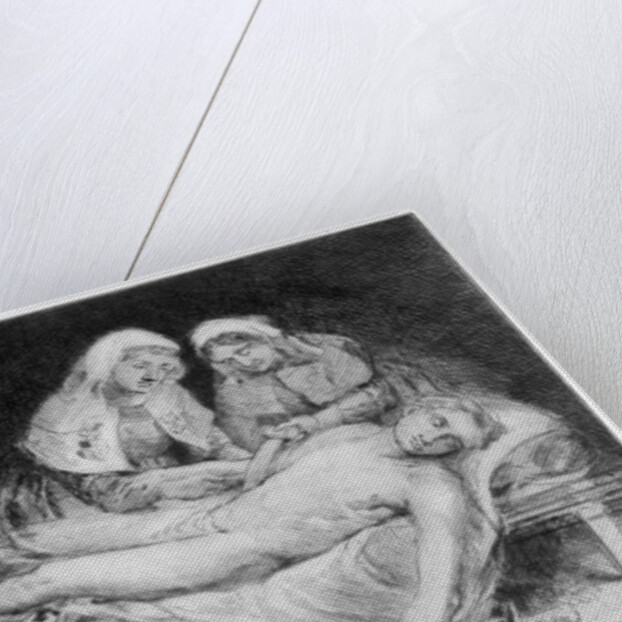 Three Nurses tending a Wounded Soldier by Anna Lea Merritt