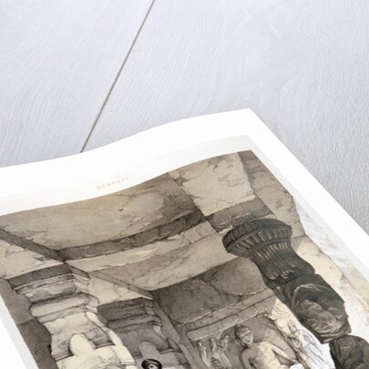 Kannari, Interior of a Small Vihara by Thomas Colman Dibdin