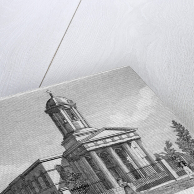 West Hackney Church on the east side of Stoke Newington Road, London by Anonymous