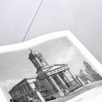 West Hackney Church on the east side of Stoke Newington Road, London by Anonymous