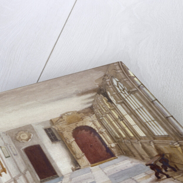 Passage leading to the chapel, Charterhouse, London by John Crowther