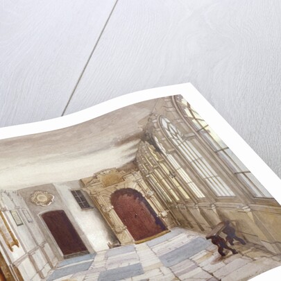 Passage leading to the chapel, Charterhouse, London by John Crowther