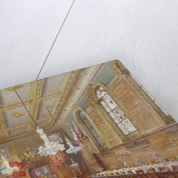 Interior of the Vintners' Hall, Upper Thames Street, London by John Crowther