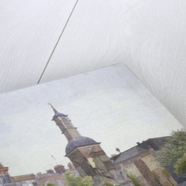 The tower of the Church of St Botolph, Aldersgate, City of London by John Crowther