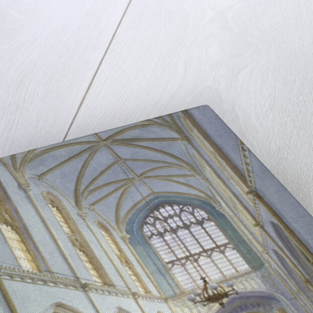 Interior view of a French Protestant church on St Martin's le Grand, City of London by John Crowther