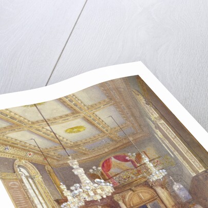 Interior of the Vintners' Hall, Upper Thames Street, London by John Crowther