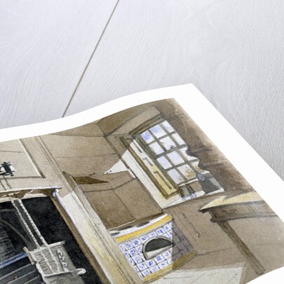 Kitchen range and Dutch oven, no 21 Austin Friars Street, City of London by John Crowther
