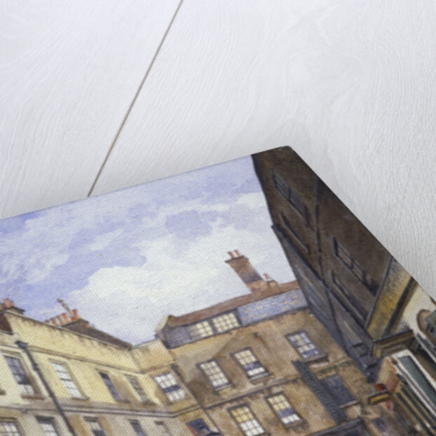 View of Johnson's Court, Fleet Street, London by John Crowther