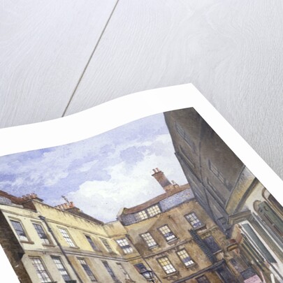 View of Johnson's Court, Fleet Street, London by John Crowther