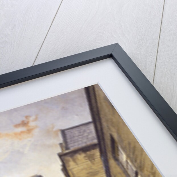 Tower of the Church of St Matthew, Friday Street as seen from Fountain Court, London by John Crowther