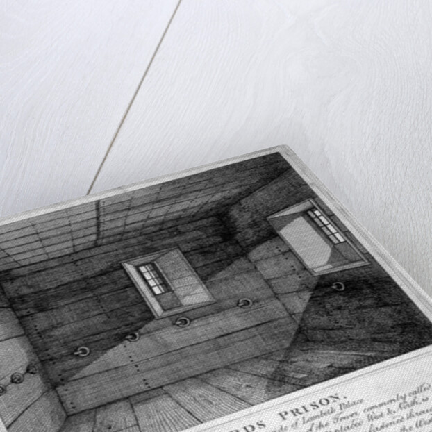 Interior view of Lollards Prison in Lambeth Palace, London by Anonymous