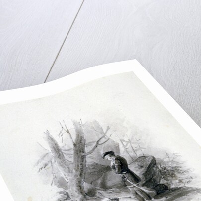 Fitz-James and the dying Blanche of Devan by Henry Corbould