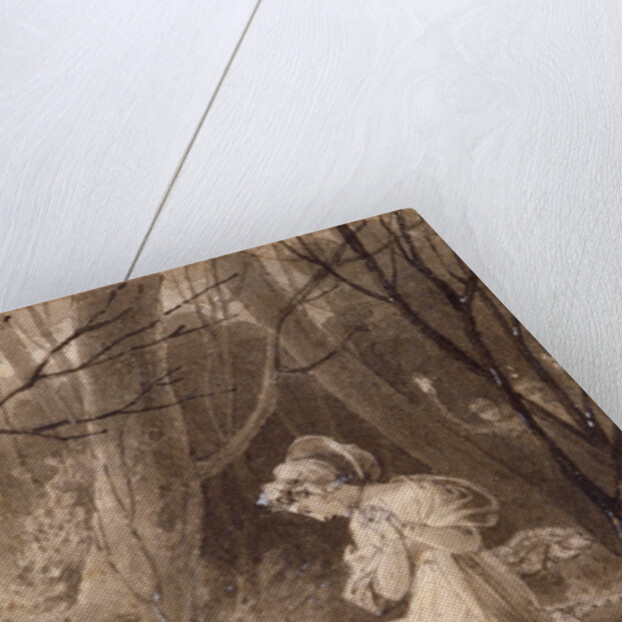 Scene from George Crabbe's Tales of the hall by Henry Corbould