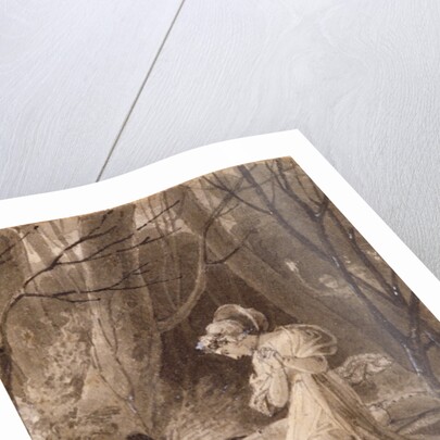 Scene from George Crabbe's Tales of the hall by Henry Corbould