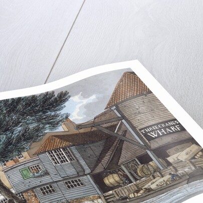 Three Cranes Wharf by Charles Tomkins