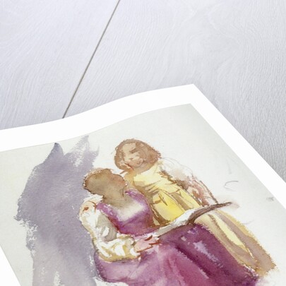 Seated Woman and a Young Girl by Anna Lea Merritt