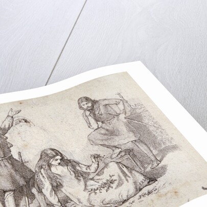 A Medieval Scene by Fred Walker